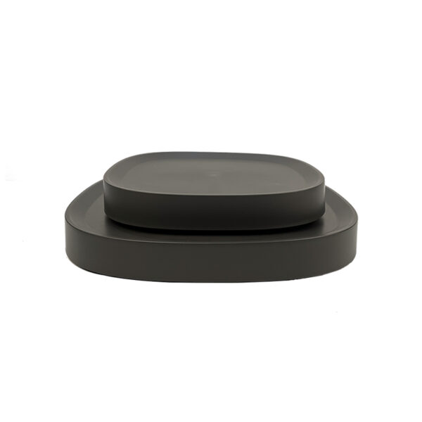 1 Square Plant Saucer with Wheels