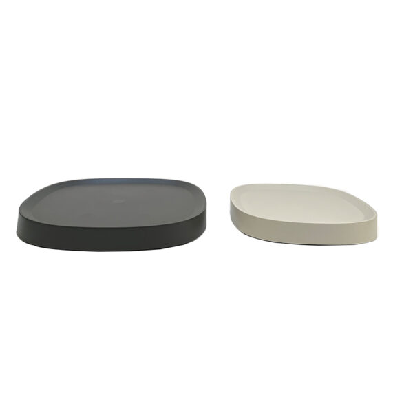 3 Square Plant Saucer with Wheels