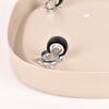 Square Plant Saucer with Wheels
