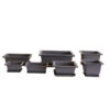 Bonsai Pots Plastic Flowerpots with Trays