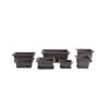 Bonsai Pots Plastic Flowerpots with Trays
