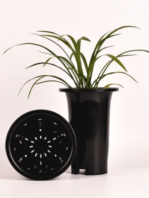 Flexible Plant Nursery Pots, Deep Plant Pot with Drainage Holes Plastic Planter for Greenhouse, Garden,