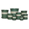 Nursery Gallon Pots for Planting with Drainage Hole and Saucer for Indoor Outdoor Plants, Seedlings, Succulents and Cuttings