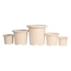 Flowers Pot Colorful Planting Pot Planters with Drainage Holes and Tray for Orchids, Gladiolus, Cacti, Cactus, Aloe, Strawberry