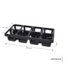 Plant Tray for Gardening Lightweight Plastic Sowing Boxes