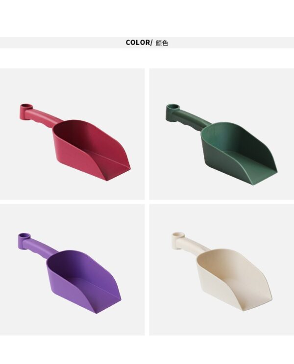 Garden Scoops PP Resin Hand Trowels Hanging Hole Design Shovel Scoops for Home Flower Soil Planting Digging