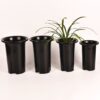 Flexible Plant Nursery Pots, Deep Plant Pot with Drainage Holes Plastic Planter for Greenhouse, Garden,