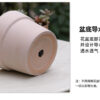 Terracotta-like Succulent Plastic Planter Pots Round Clay Pots with Drainage for Indoor Plants