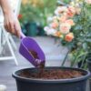 Garden Scoops PP Resin Hand Trowels Hanging Hole Design Shovel Scoops for Home Flower Soil Planting Digging