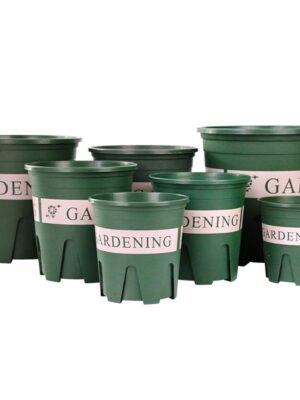 Plastic Planters for Indoor Plants with Drainage Hole and Tray, Flower Nursery Pot Indoor Plant pots for Patio Garden Home Office Flowers Succulents