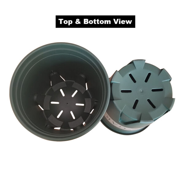 Plastic Planters for Indoor Plants with Drainage Hole and Tray, Flower Nursery Pot Indoor Plant pots for Patio Garden Home Office Flowers Succulents