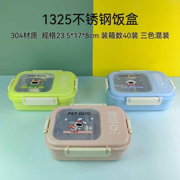 Stainless Steel & Durable Plastic Bento Box