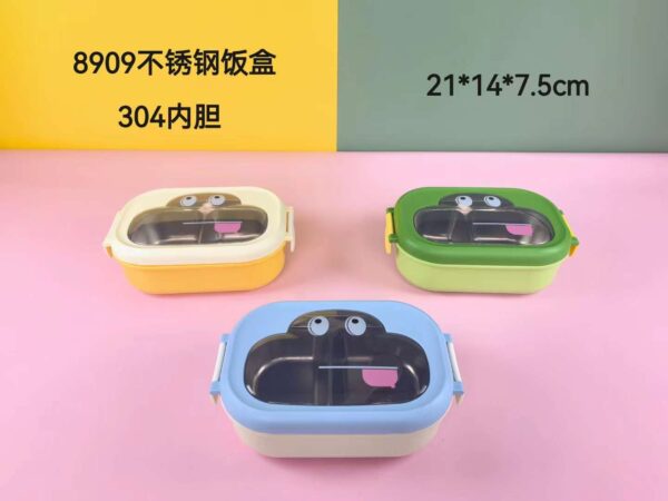 20231222142051390 Stainless Steel Lunch Box, Leak Proof Insulated Food Containers with Removable Dividers, Stackable Box