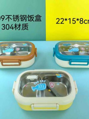 Stainless Steel & Durable Plastic Bento Box