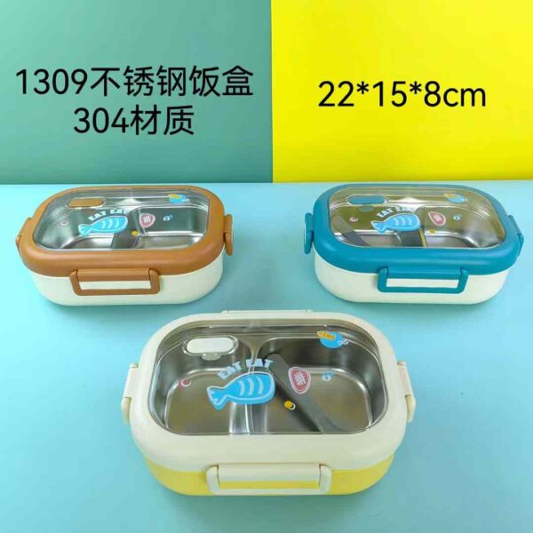 Stainless Steel & Durable Plastic Bento Box