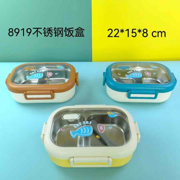 Stainless Steel & Durable Plastic Bento Box