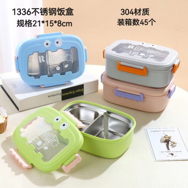 Stainless Steel & Durable Plastic Bento Box