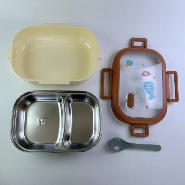 Stainless Steel & Durable Plastic Bento Box