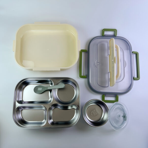 Stainless Steel & Durable Plastic Bento Box
