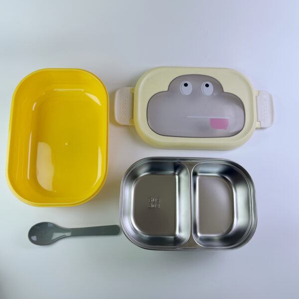 微信图片_20250314115855 Stainless Steel Lunch Box, Leak Proof Insulated Food Containers with Removable Dividers, Stackable Box