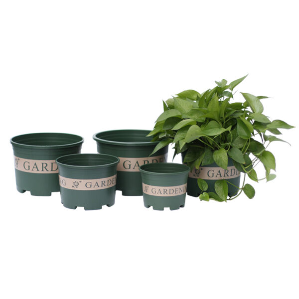 round nursery pots Plastic Flower Pot Planter with Drainage