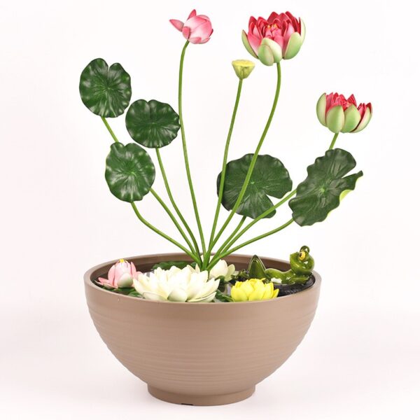 BOWL POTS Stone-Look Planter
