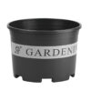 black pots-1 Short & Plump Flower Pot