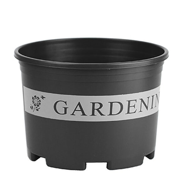 black pots-1 Short & Plump Flower Pot