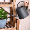 water can 2 Metal-Look Watering Can