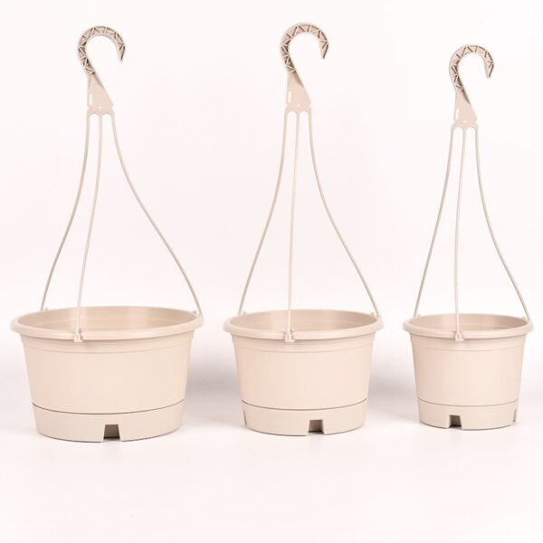 白色 Hanging Planter